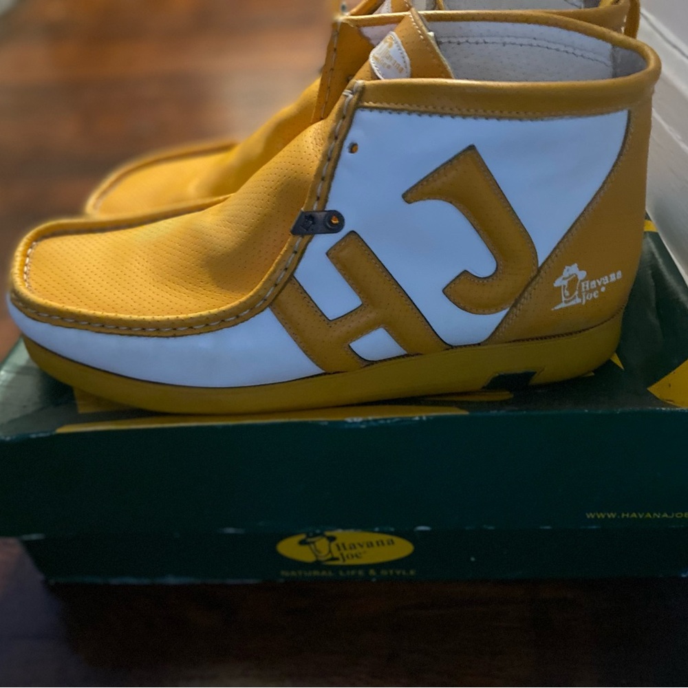 Kids Yellow and White Shoes